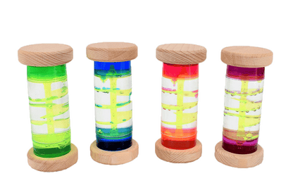 Premium Aqua Sanduhr runder Turm bunt gemischt (Farbe nicht wählbar)