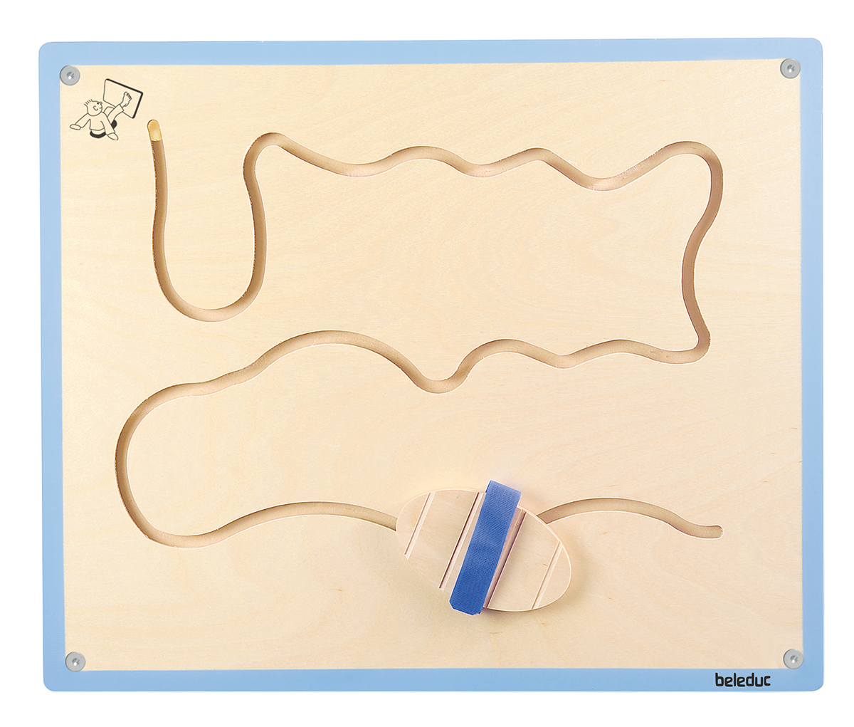 Wandspiel Motorikspiel Welle