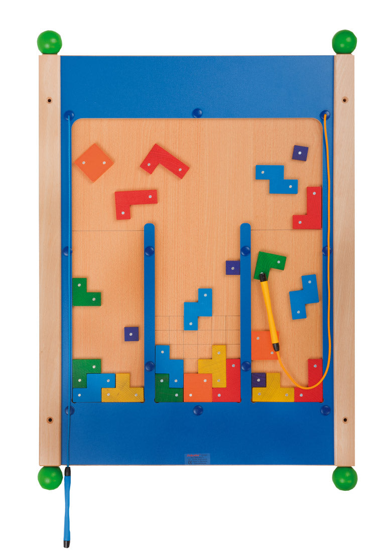 Acrylic panel for wall game Tetrolino