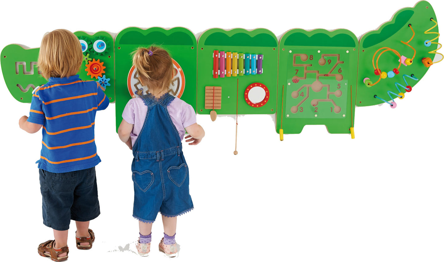 Wandspiel Krokodil U3