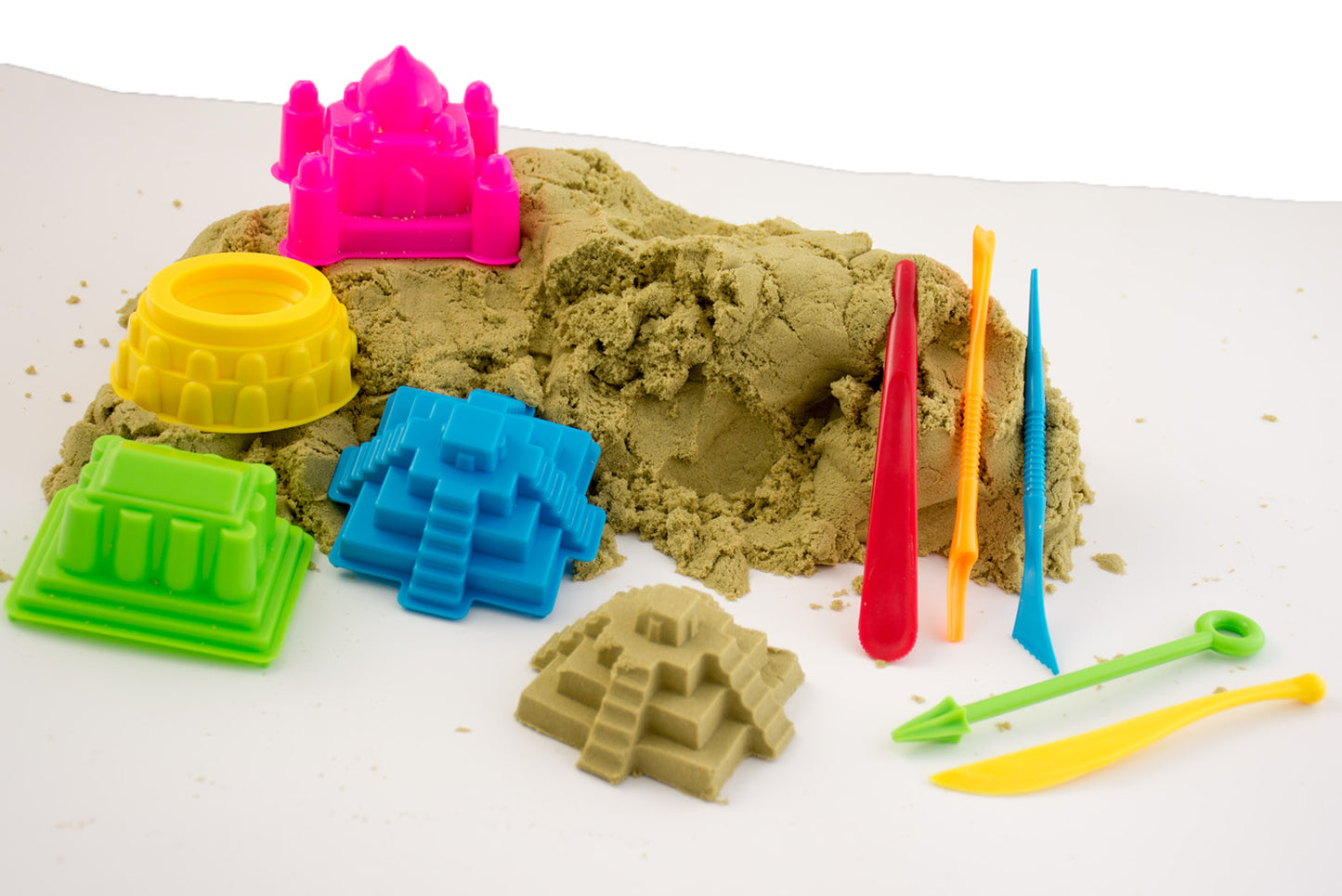 Ensemble de moules à sable Monuments Mini 9 pièces.