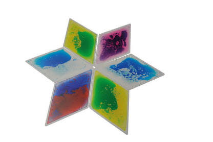 Fluid-Aqua-Platte- Raute 6er Set