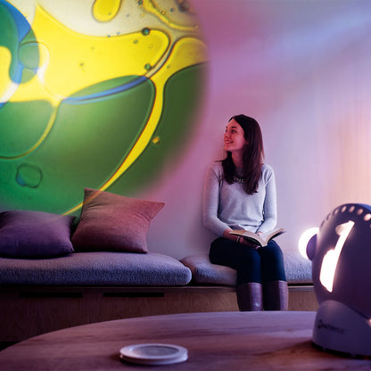 Mathmos projector, silver, including 1 lens