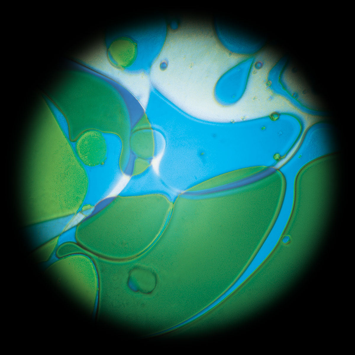 Projector effect lens blue-green