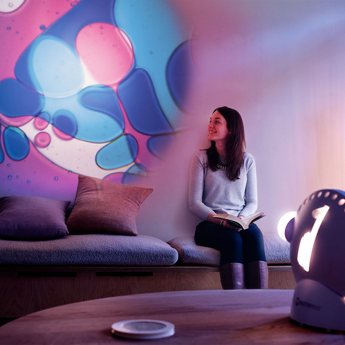 Mathmos projector silver