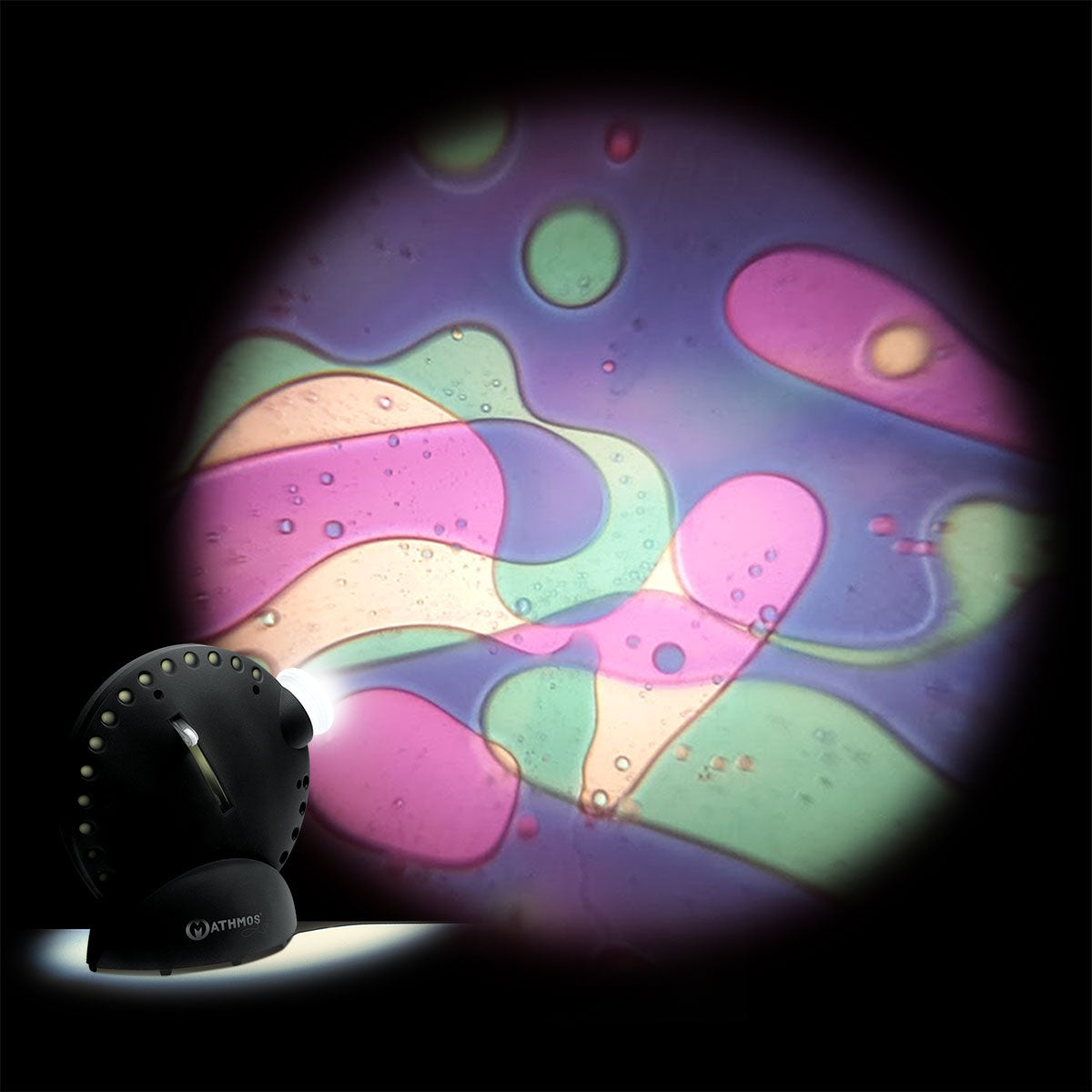 Projector effect lens violet-green