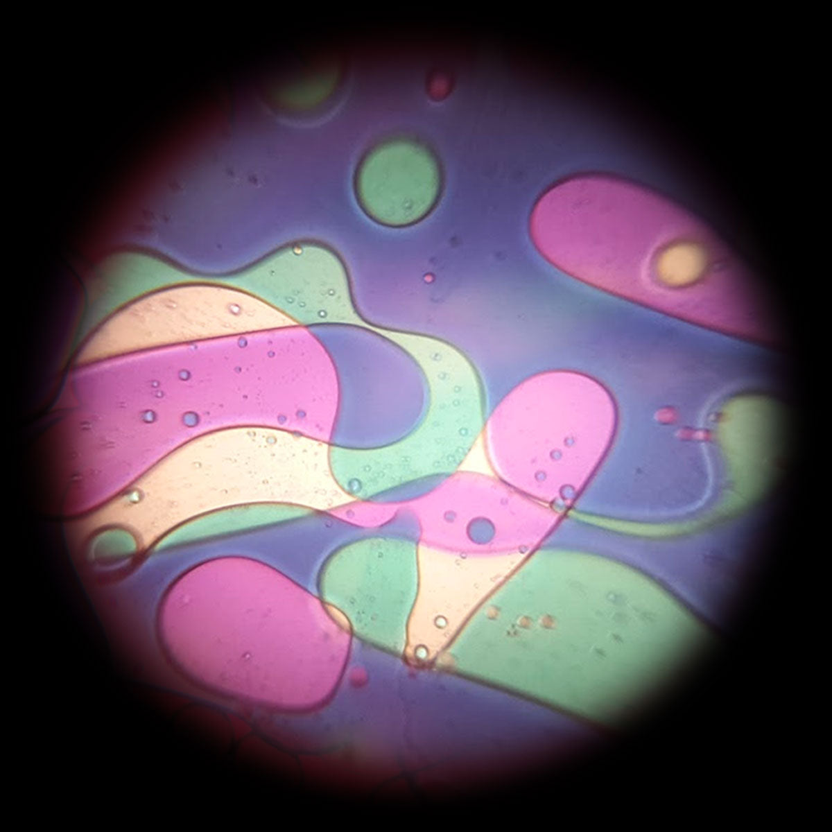 Projector effect lens violet-green