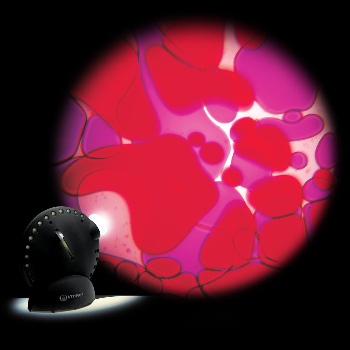 Projector effect lens violet-red