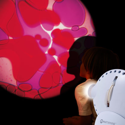 Projector effect lens violet-red