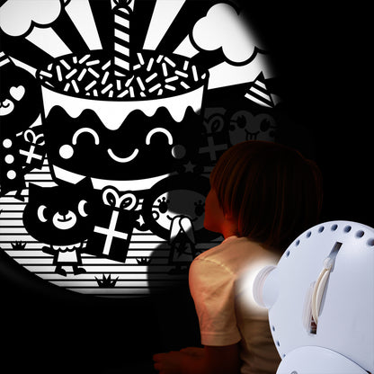 Mathmos projector, white, including 1 lens