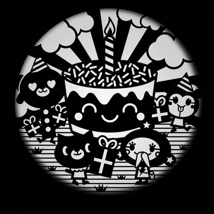 Mathmos projector, black, including 1 lens