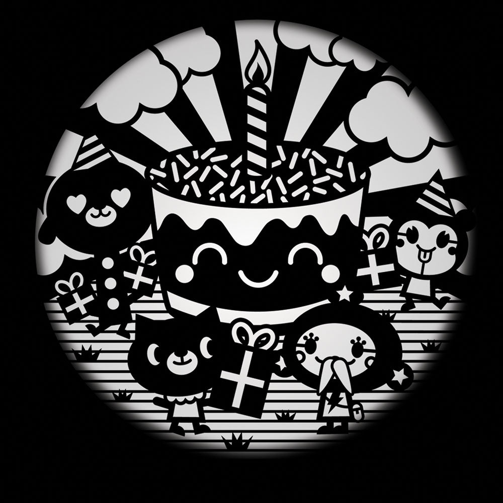 Mathmos projector, white, including 1 lens