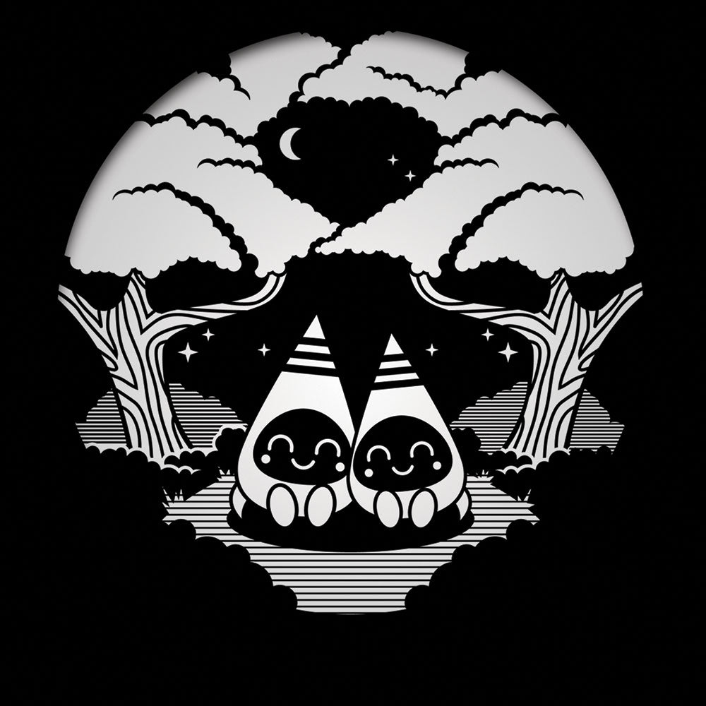 Projector slide lenses, festivities, set of 4