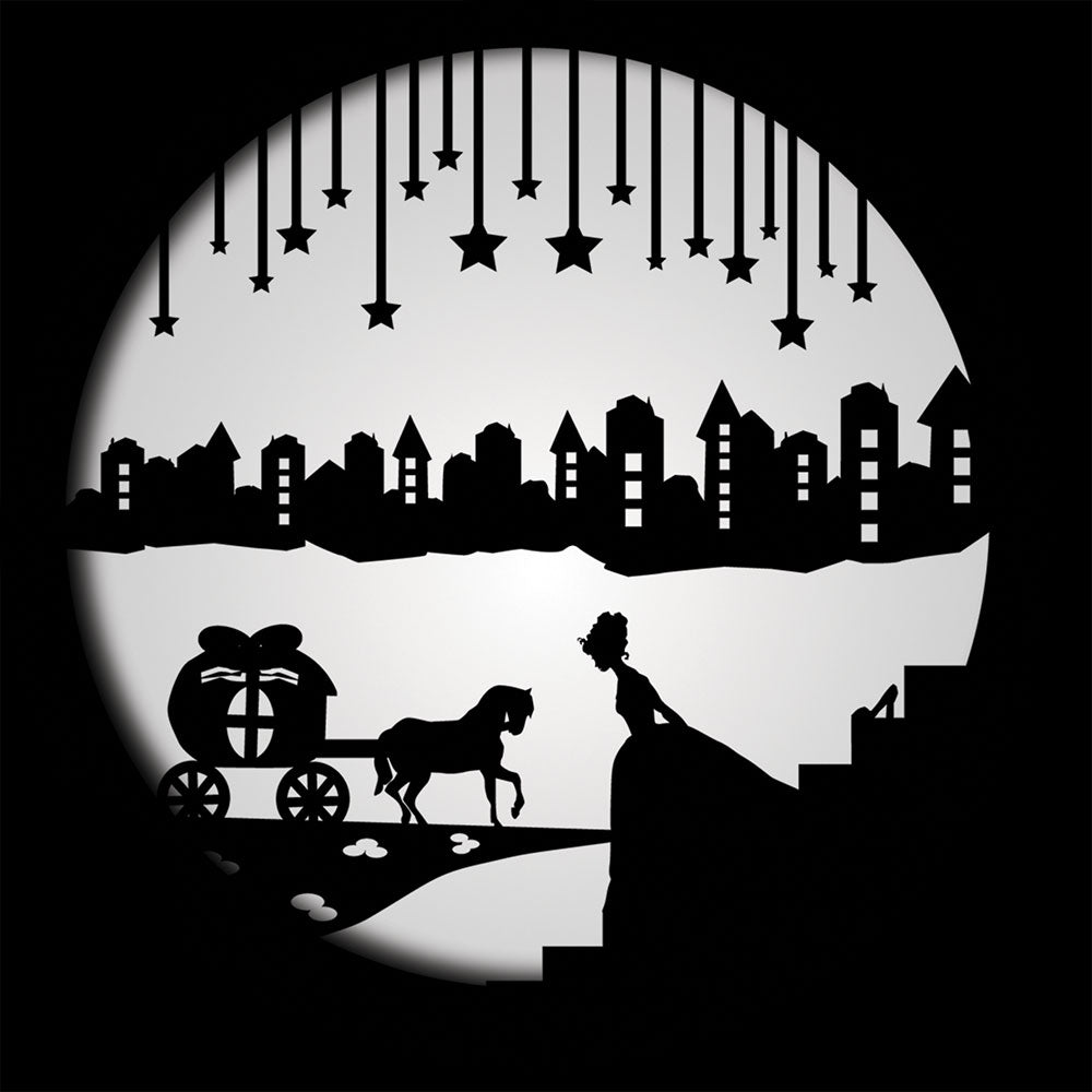 Projector Slide Lenses Fairy Tale Set of 4