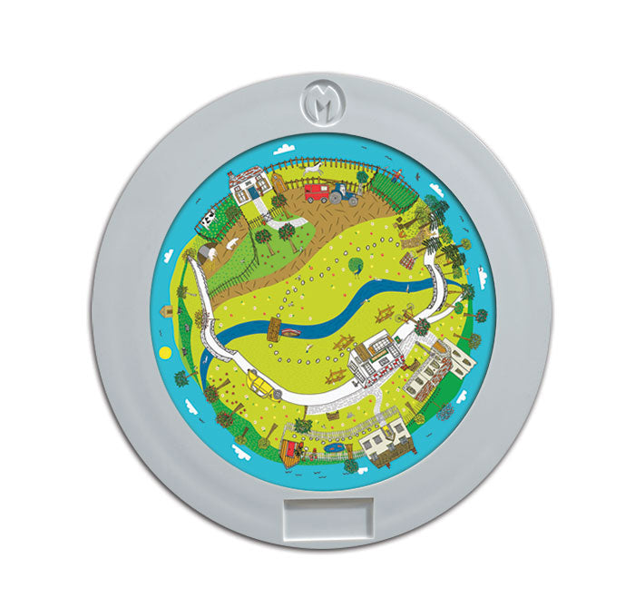 Projector effect lens farmyard