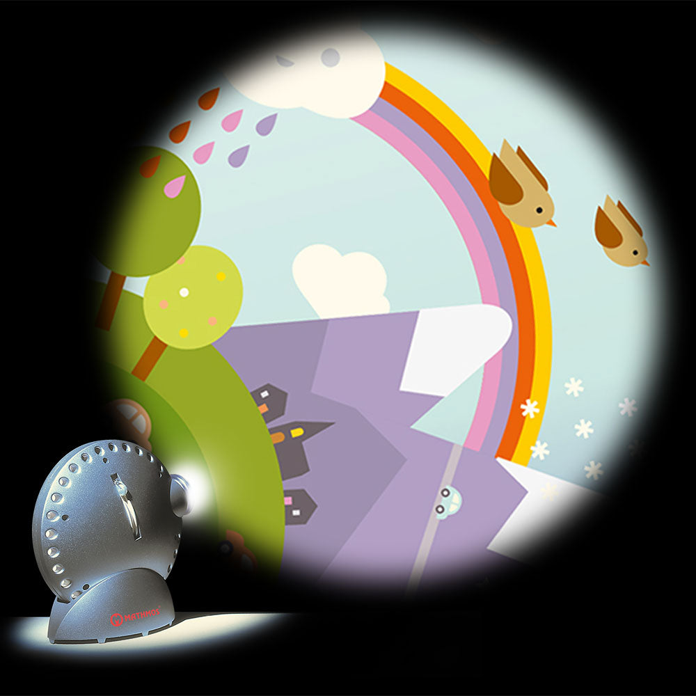 Mathmos projector, white, including 1 lens