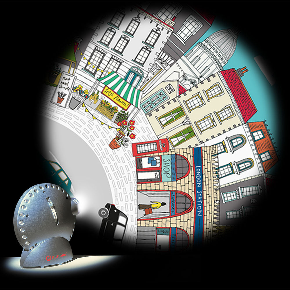 Mathmos projector, white, including 1 lens