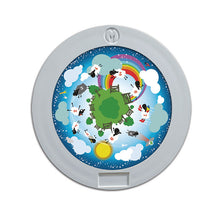 Projector effect lens counting sheep