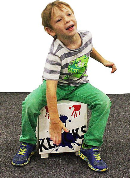 baff Trommelhocker Klacks weiß