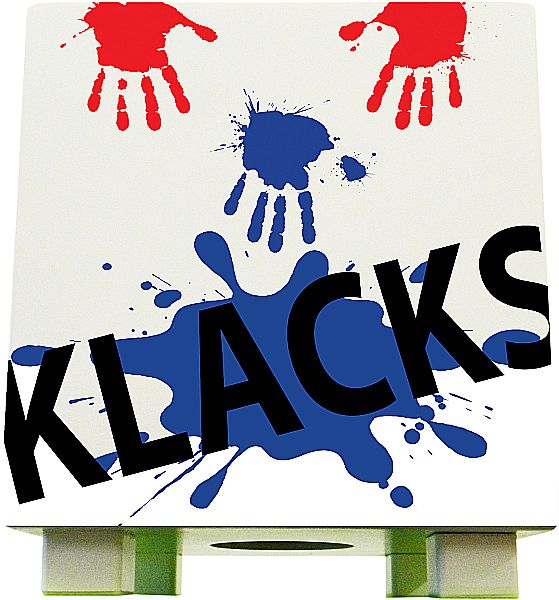 baff Trommelhocker Klacks weiß