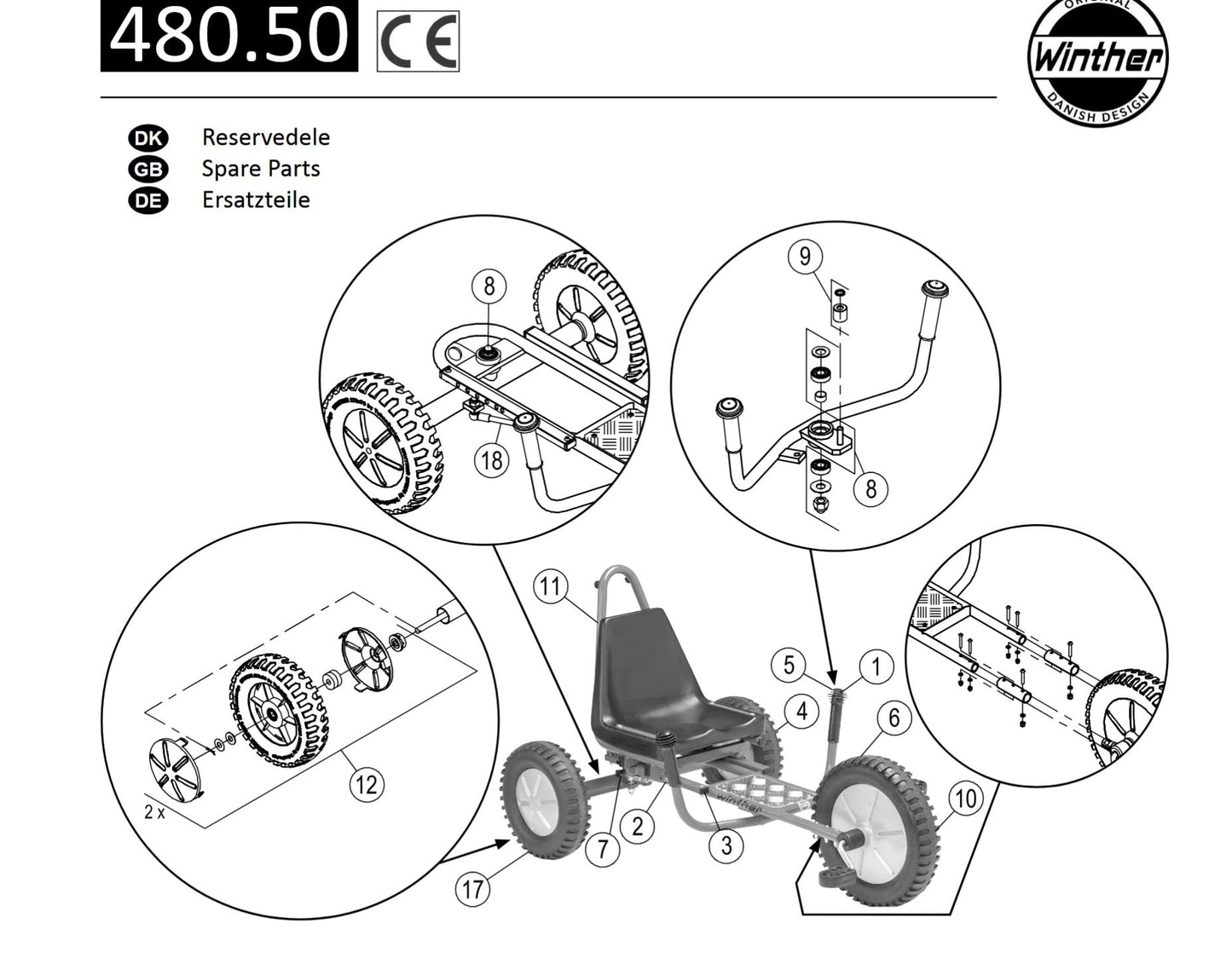 Roue avant Winter Explorer