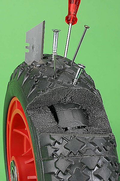 Scooter wheel e-Vinyl-a Ø 25 cm, 8 cm thick