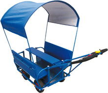 Housse bleue soleil et pluie pour poussettes