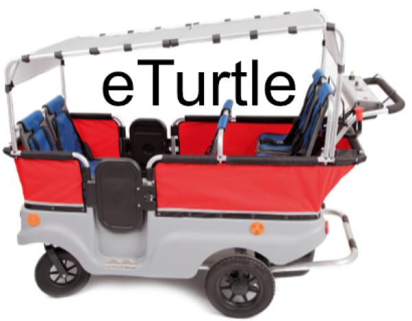 Poussette enfant 6 places E-Turtle