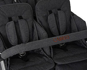 Poussette pliante convertible 6 places