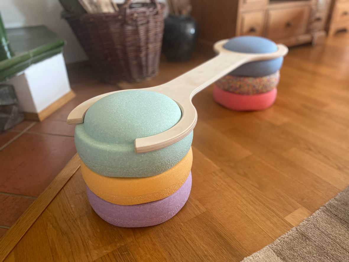 Bridge for stacking stones, narrow or wide - Kindergarten/daycare quality, 15 mm thick