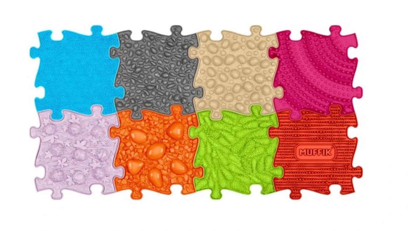 Sensorik Strukturmatten 8er Set