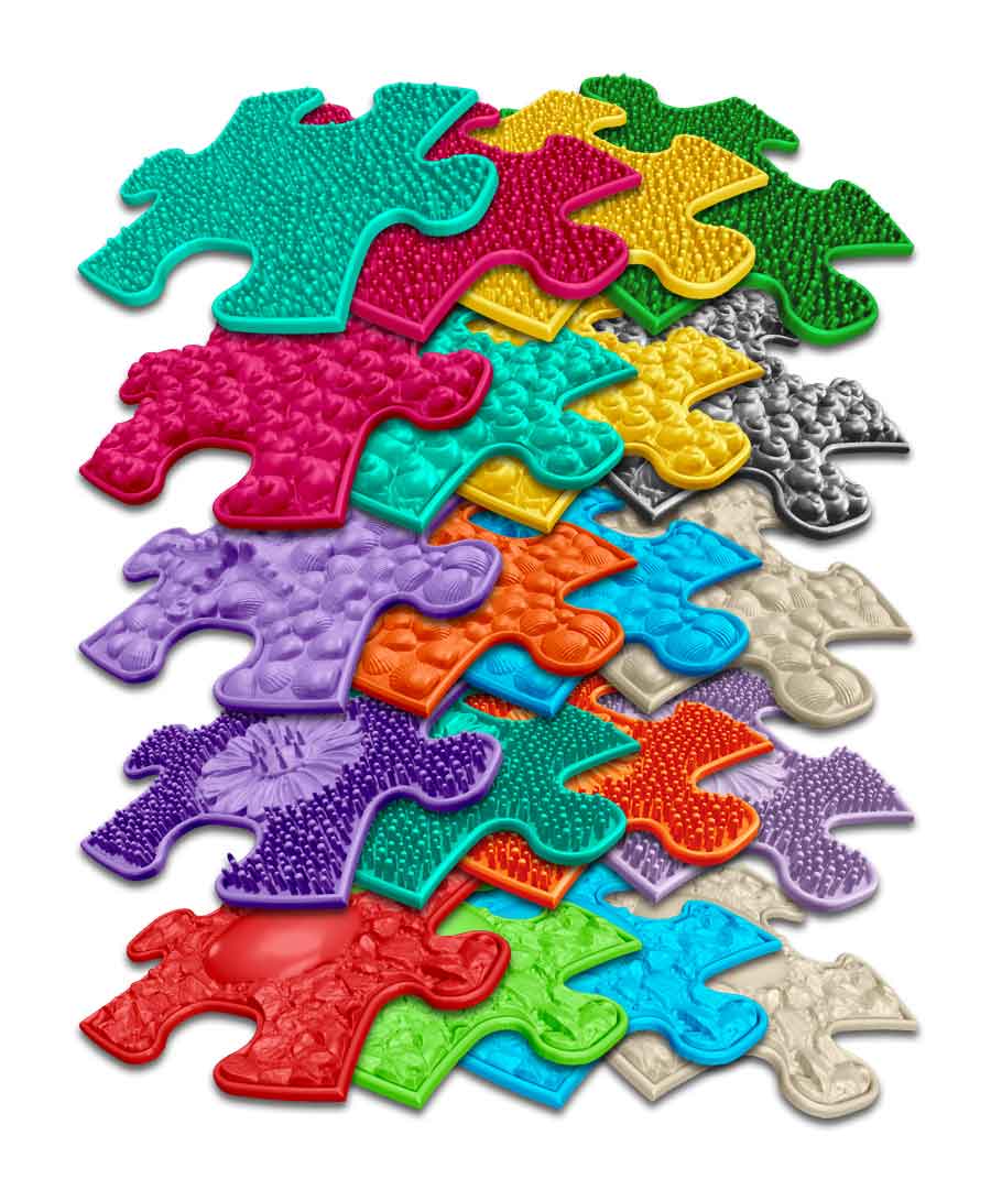 Sensorik Strukturmatten MINI 20er Set