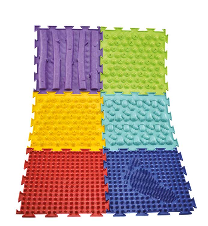 Sensorik Strukturmatten 6er Set 2