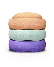 Stapelsteine Regenbogen, cool pastell   3er-Set