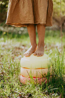 Stapelsteine Regenbogen, pastell warm  3er-Set