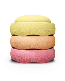 Stapelsteine Regenbogen, pastell warm  3er-Set