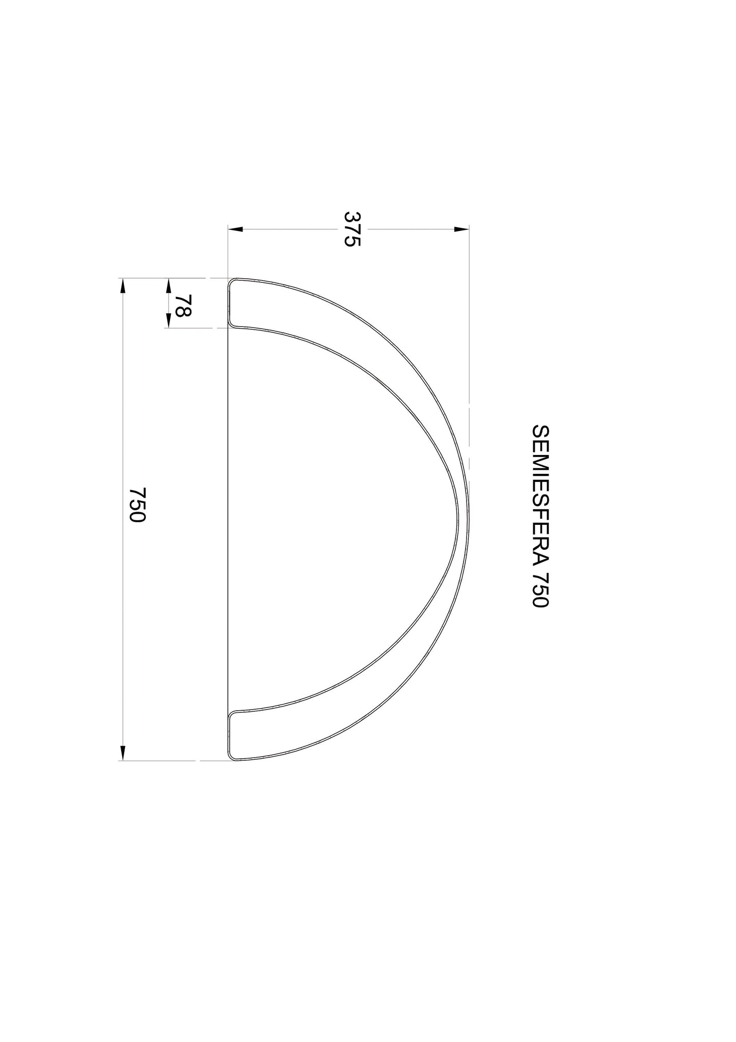 Balancier Halbkugeln 4er Set