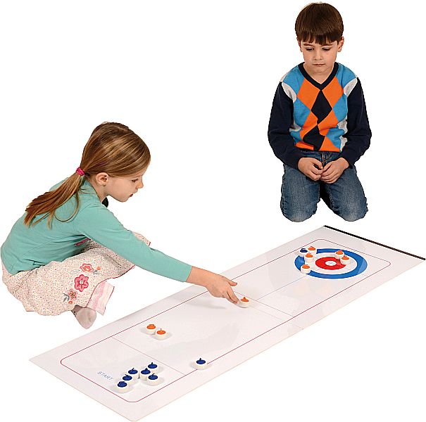 Tischcurling Spiel