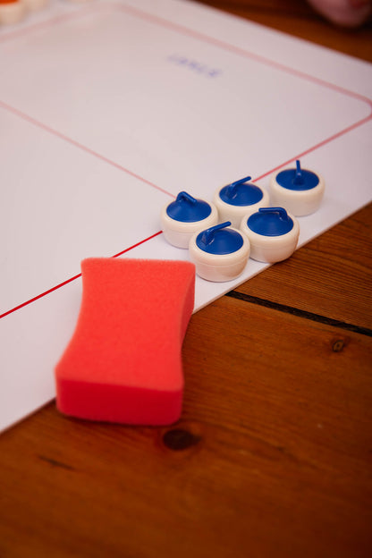 Tischcurling Spiel