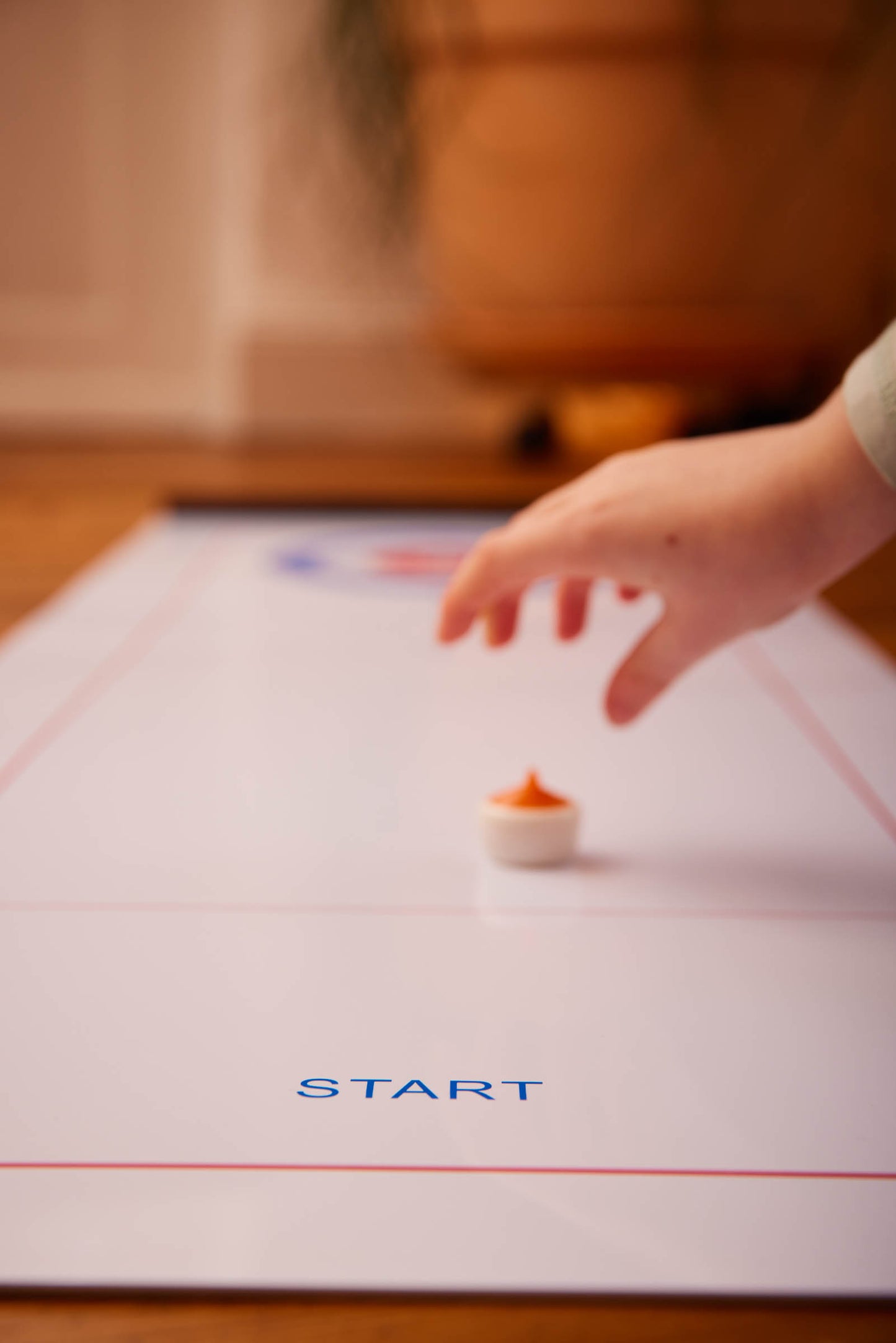Tischcurling Spiel