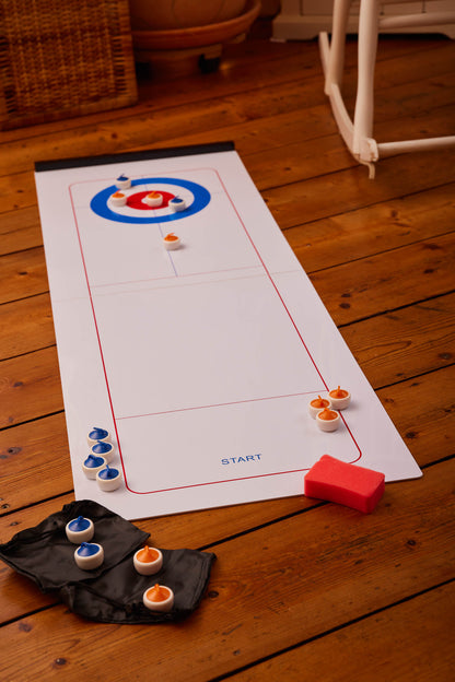 Tischcurling Spiel