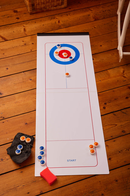 Tischcurling Spiel