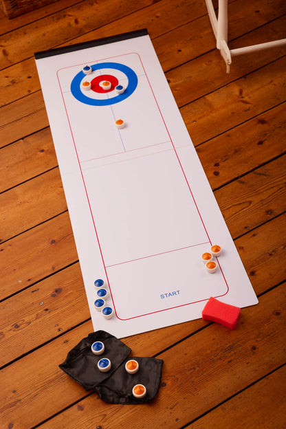 Tischcurling Spiel