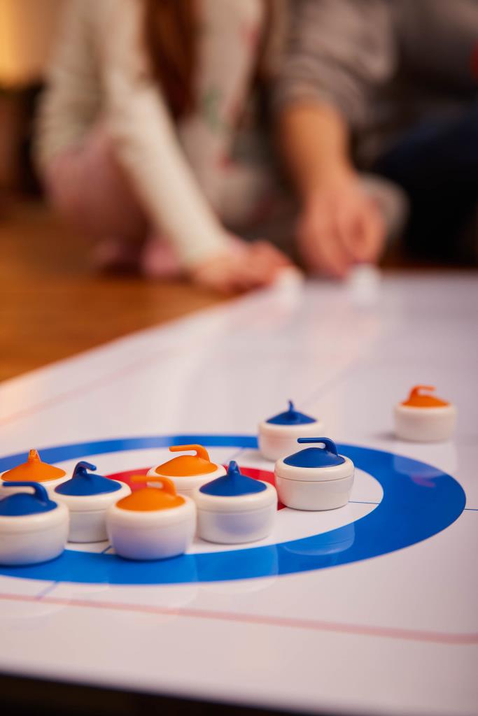 Tischcurling Spiel