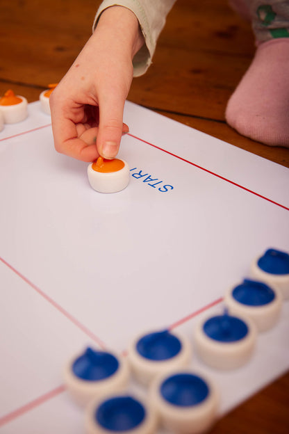 Tischcurling Spiel