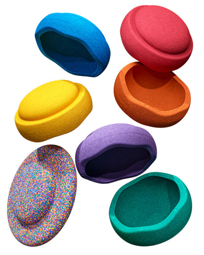 Stapelsteine Regenbogen 6+1 Set