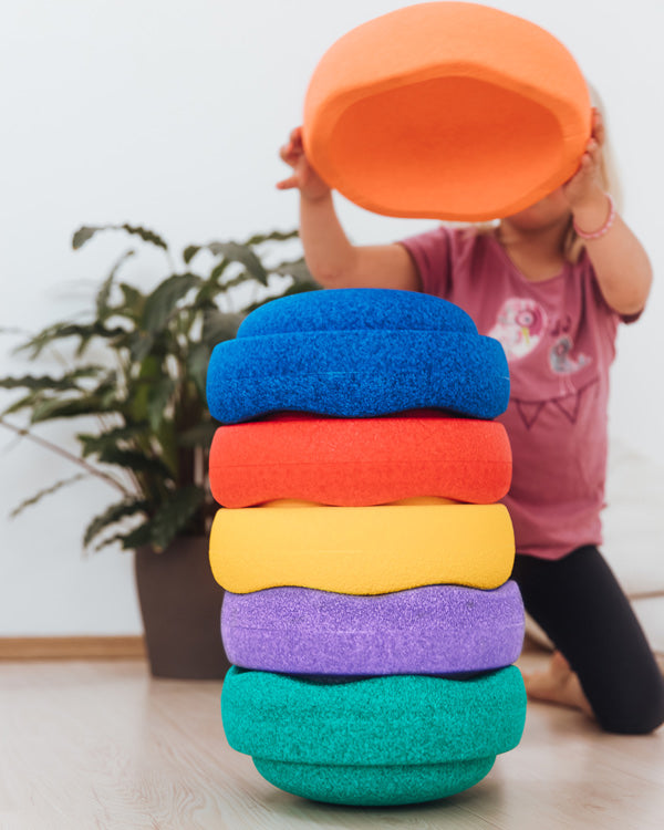 Stapelsteine Regenbogen 6er-Set