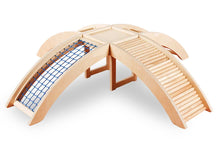 Kletterbrücke 5tlg. Klettersystem mit 4 verschiedenen Elementen