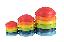 Stackable EPP river stones in two sizes (Ø 21 and Ø 31 cm) 6 colours 