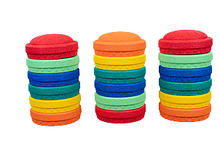 Stapelbare Balanciersteine 12er Set EPP in 6 Farben